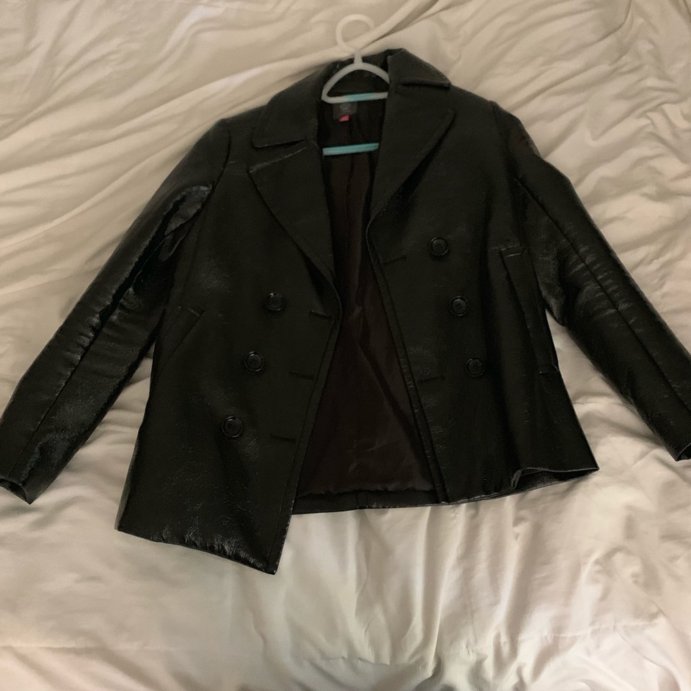 Patent Leather Jacket Vince Camuto